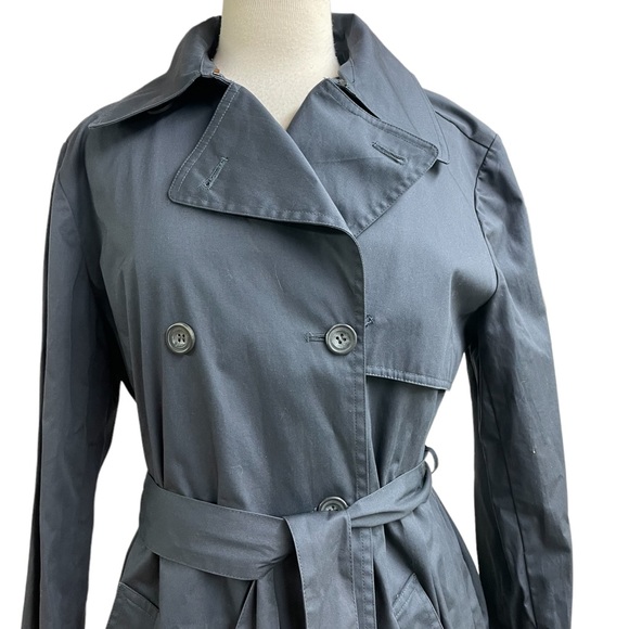 Garnet Hill double breasted trench coat M - Picture 2 of 11